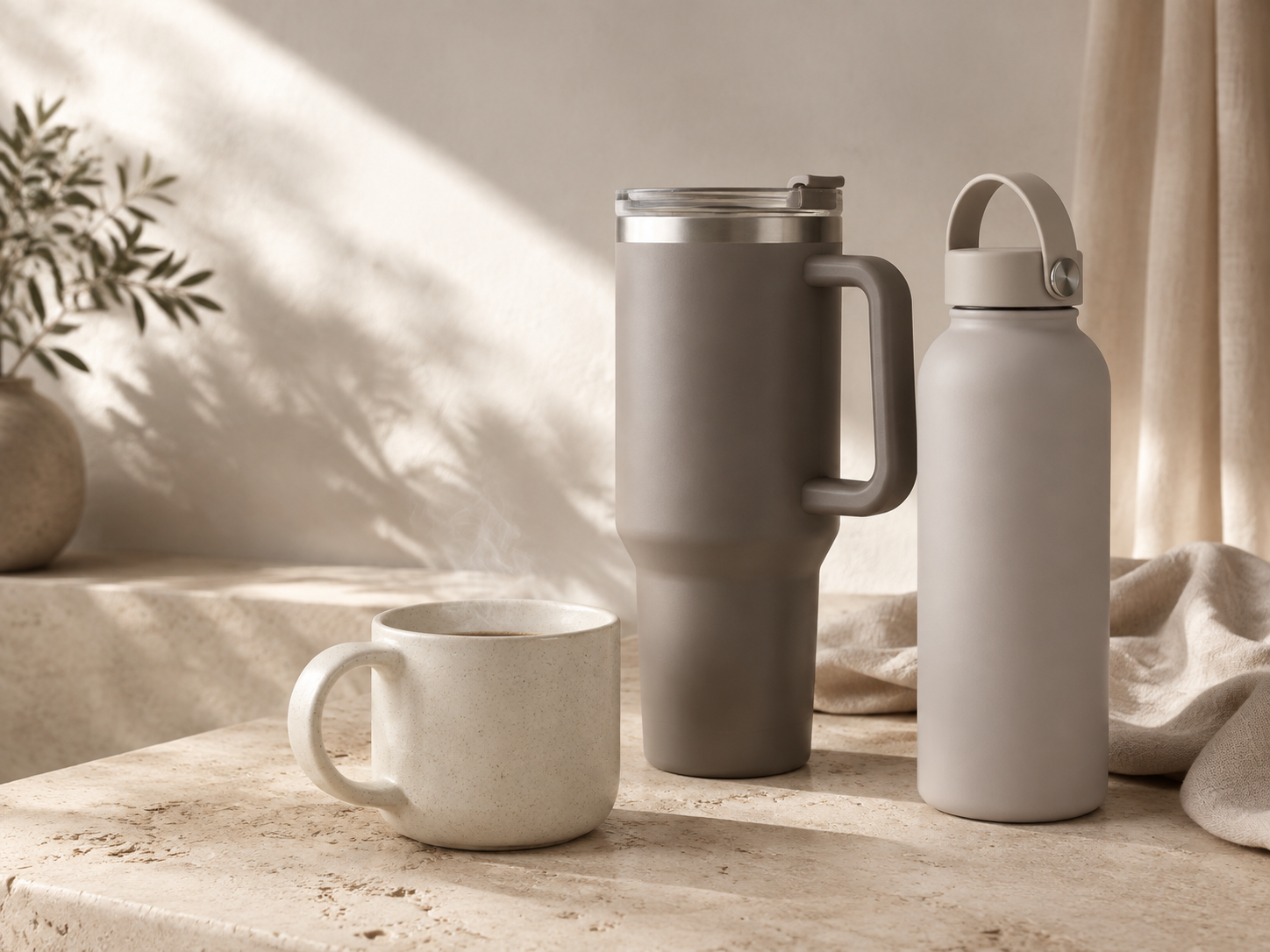 Neutral drinkware collection